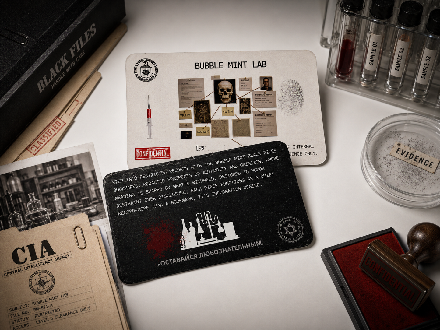 SPECIMEN 003 : BLACKFILES™ (Bookmarks)