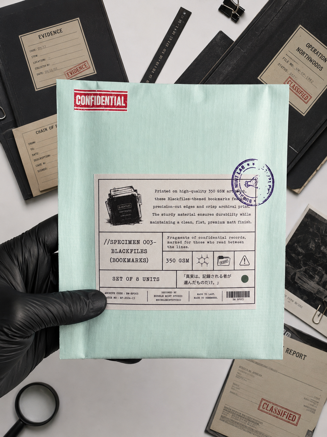 SPECIMEN 003 : BLACKFILES™ (Bookmarks)