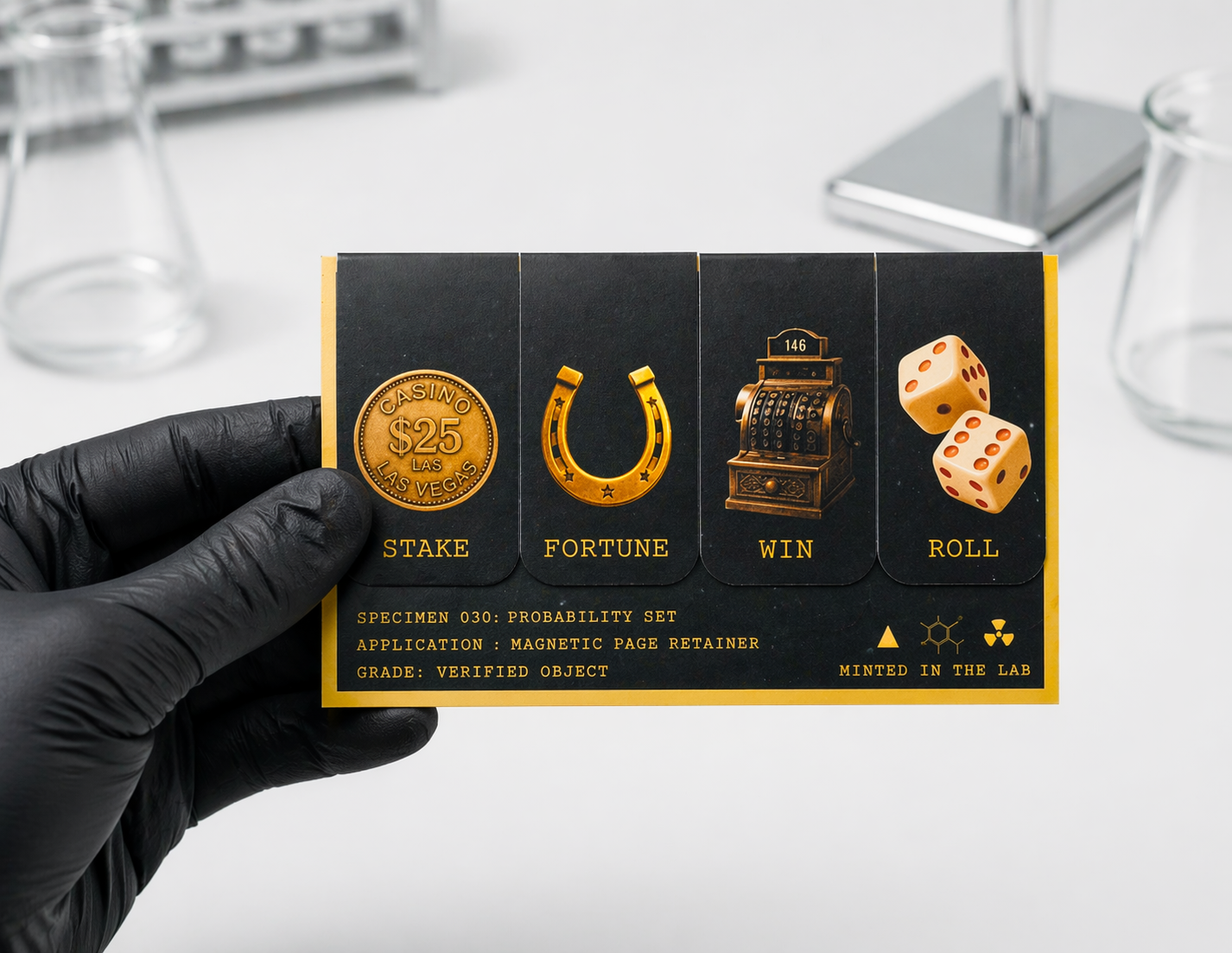 SPECIMEN 030: PROBABILITY SET (Magnetic Bookmarks)