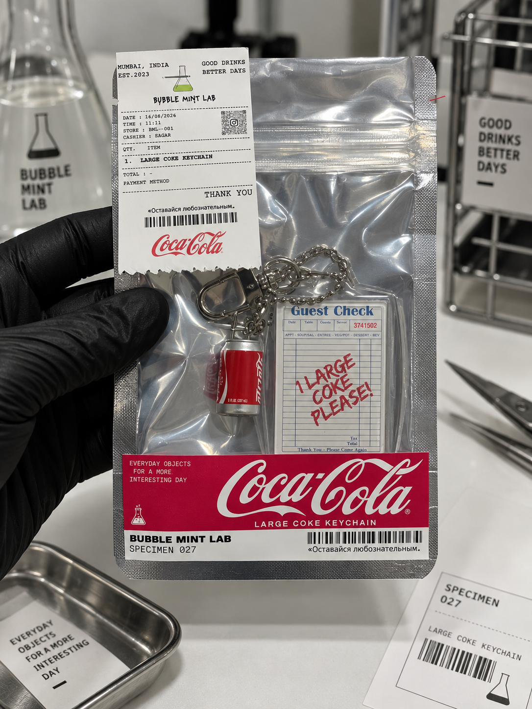 SPECIMEN 027: LARGE COKE KEYCHAIN