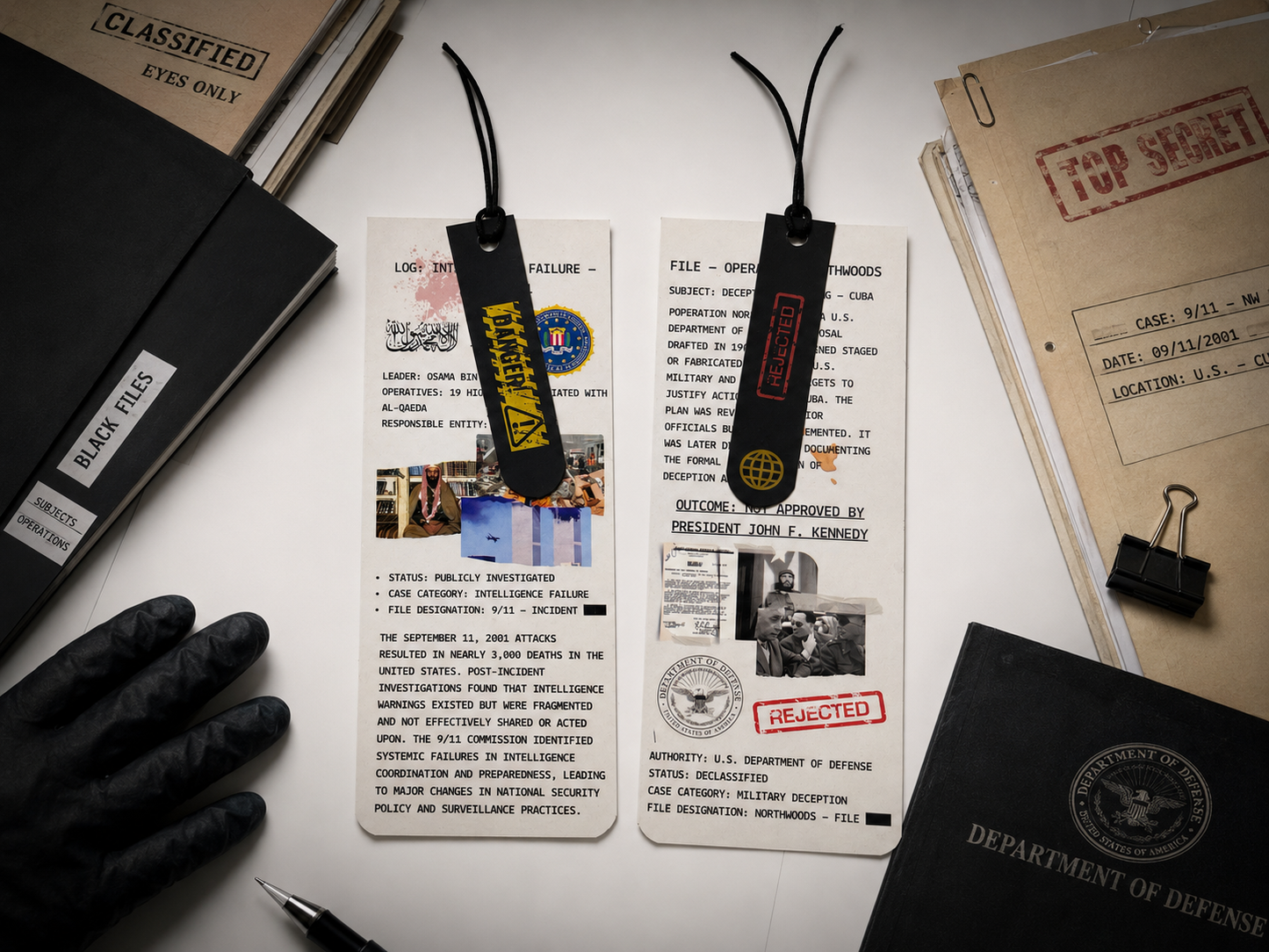 SPECIMEN 003 : BLACKFILES™ (Bookmarks)