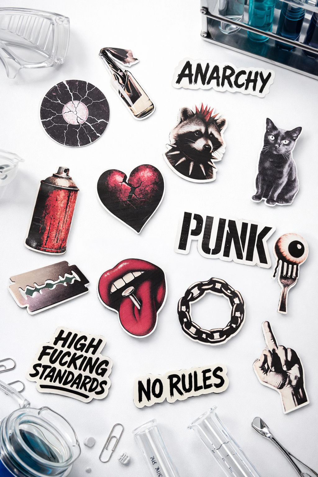 SPECIMEN 008  : RETRO PUNK STICKER PACK