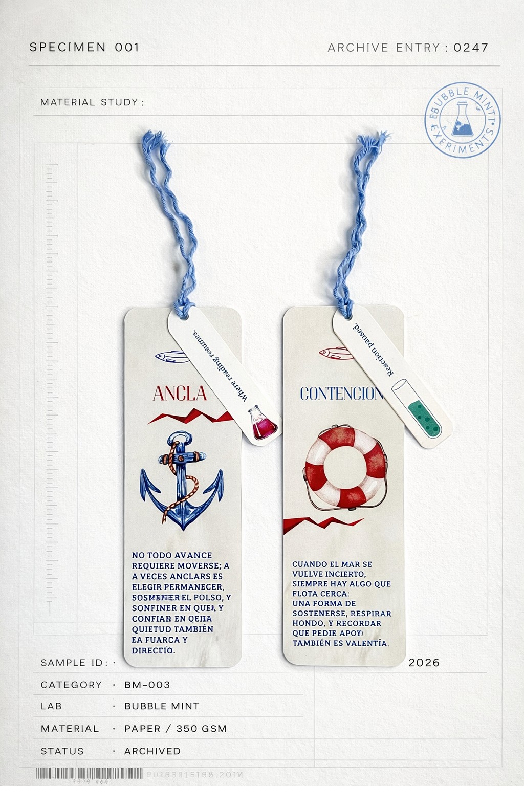 Nautical theme Bookmarks