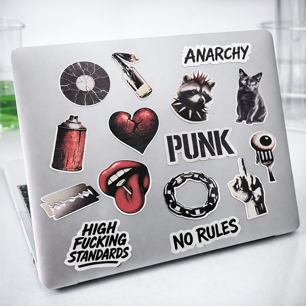 SPECIMEN 008  : RETRO PUNK STICKER PACK