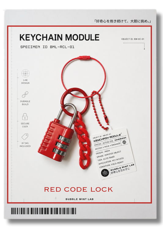 SPECIMEN 024 : RED CODE LOCK™ (Keychain Module)