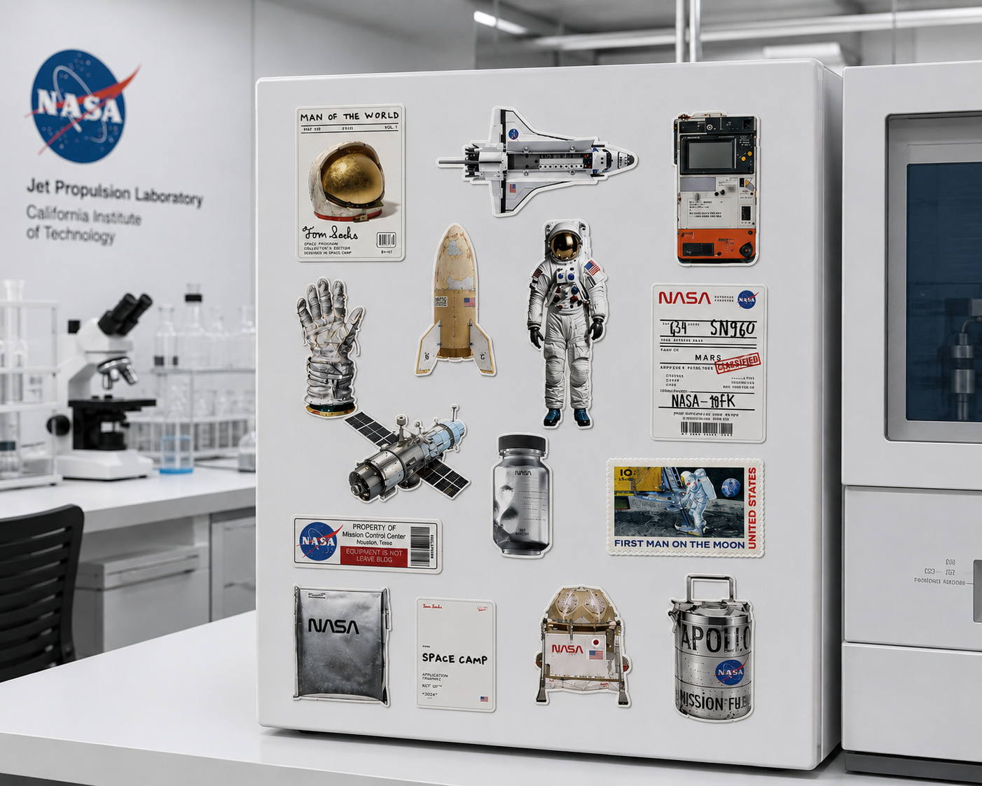 SPECIMEN 014 : NASA SPACE CAMP STICKER PACK