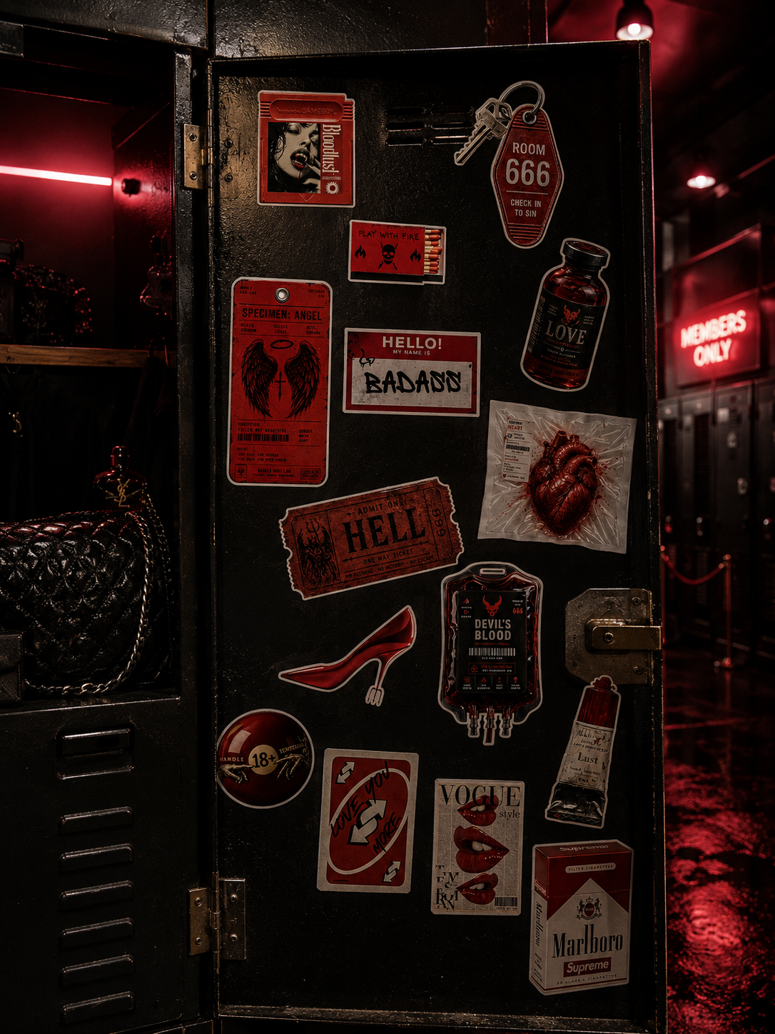 SPECIMEN 016 : HOUSE OF TEMPTATION STICKER PACK