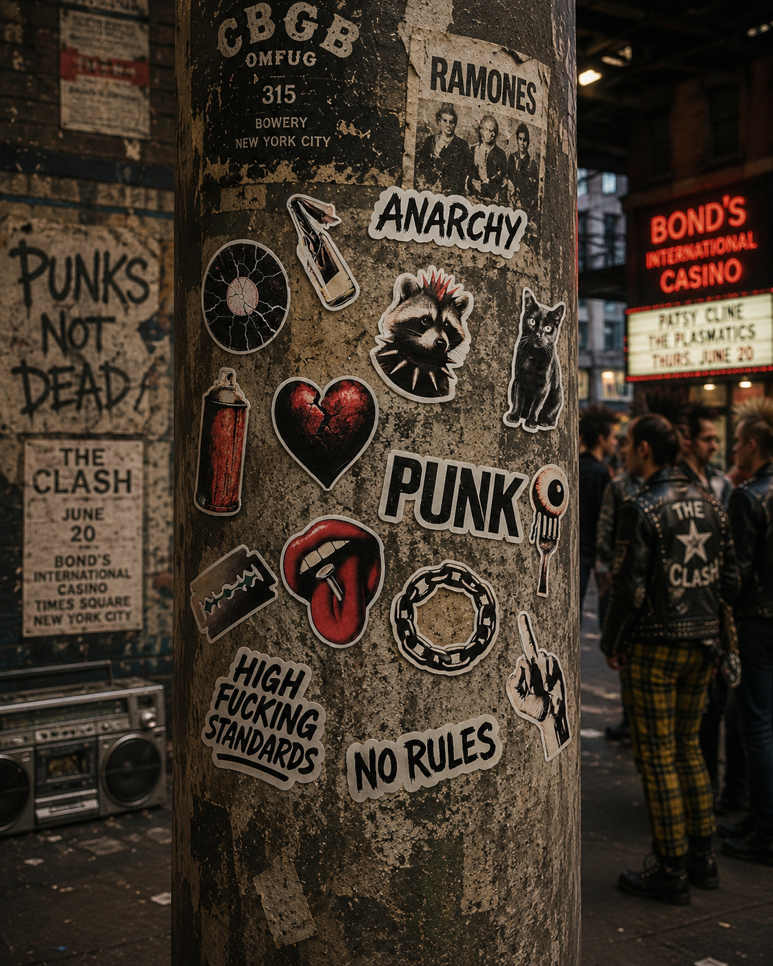 SPECIMEN 008  : RETRO PUNK STICKER PACK