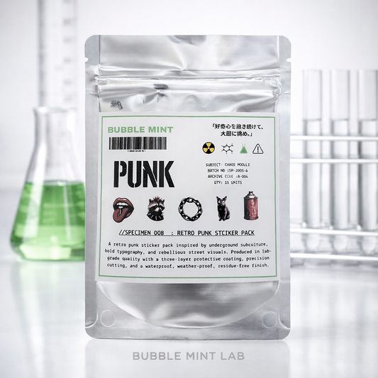 //SPECIMEN 008  : RETRO PUNK STICKER PACK