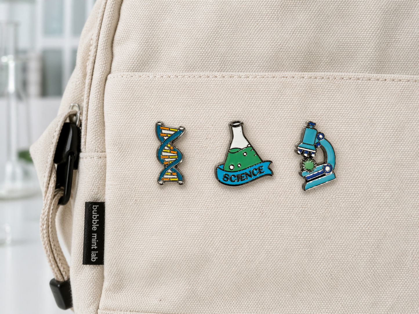 SPECIMEN 021 - BIOLOGICAL SYSTEMS (ENAMEL PINS)