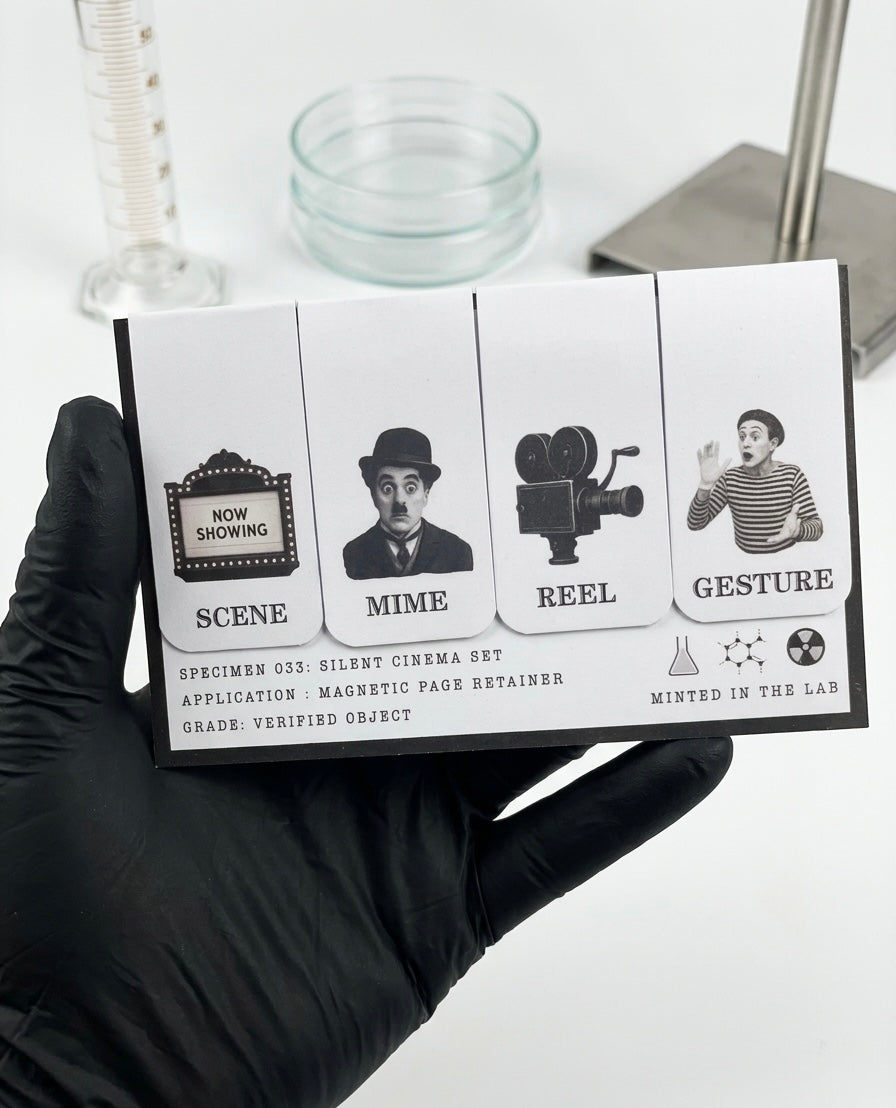 SPECIMEN 033: SILENT CINEMA SET (Magnetic Bookmarks)