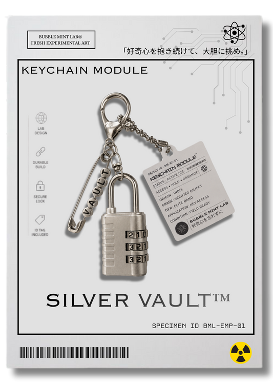 SPECIMEN 025 : SILVER VAULT™ (KEYCHAIN)