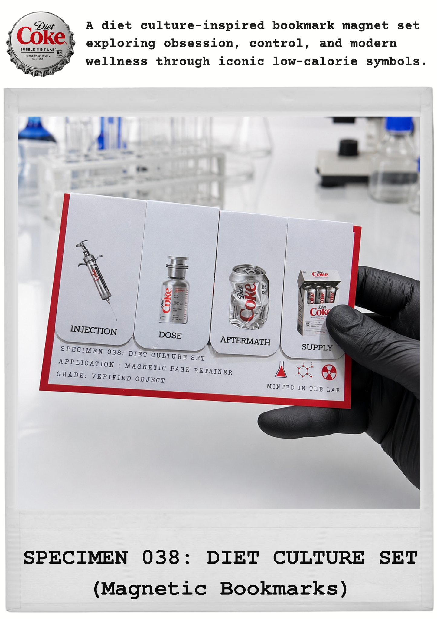 SPECIMEN 038: DIET CULTURE SET (Magnetic Bookmarks)