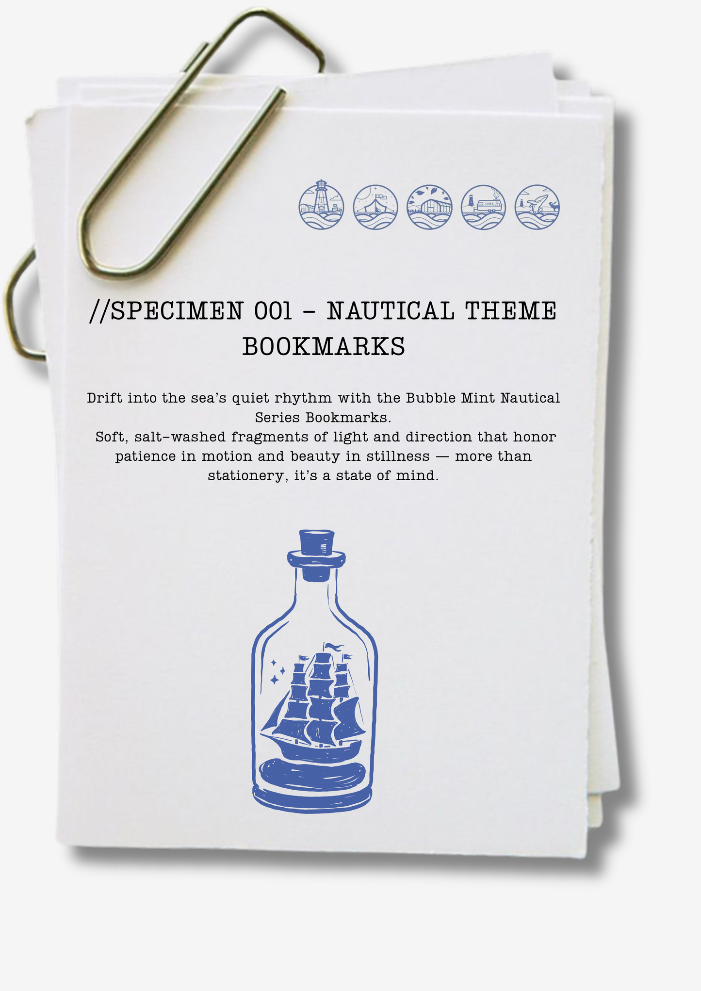 Nautical theme Bookmarks