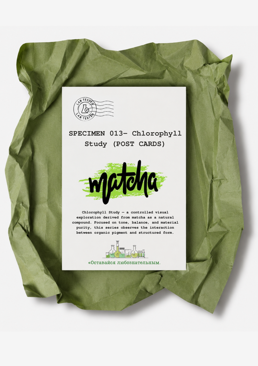 SPECIMEN 013- Chlorophyll Study (POST CARDS)