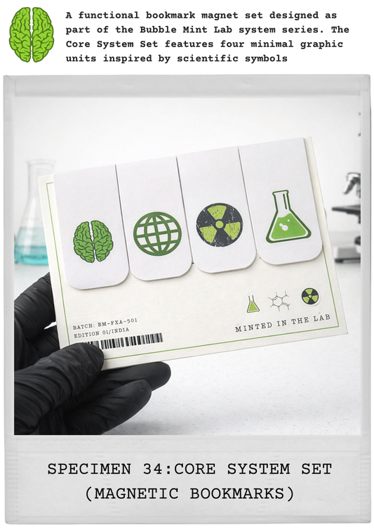 SPECIMEN 34:CORE SYSTEM SET (MAGNETIC BOOKMARKS)